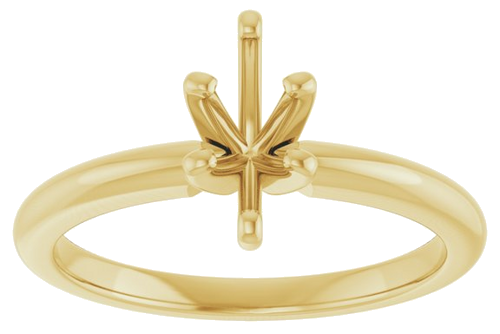 Sužadėtuvių Žiedas „Solitaire“ 585 Geltonojo Aukso Marquise 8mm x 4mm (3)