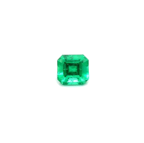 0.35 carat GREEN STEP cut Octagonal Smaragdas (1)