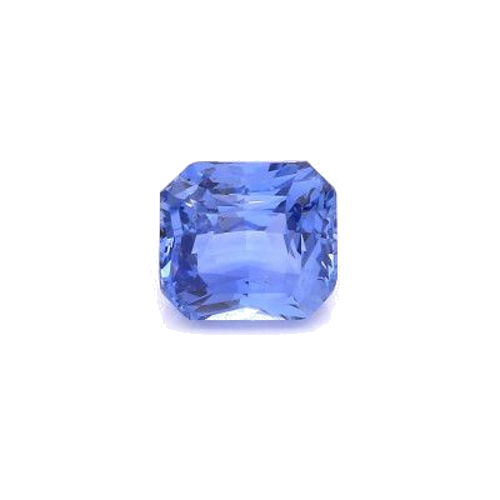 3.03 carat BLUE STEP cut Octagonal Safyras (1)