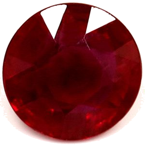 1.0 carat RED Round Rubinas (1)
