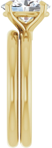 Sužadėtuvių Žiedas 585 Geltonojo Aukso Oval 9mm x 7mm (9)