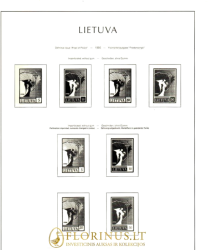 Литва 1990 - 2009 г. ( Илюстрирани албумни страници) (1)