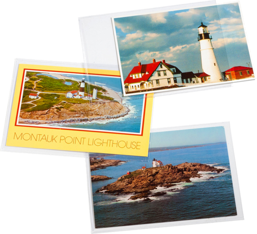 Protective sheets for postcards (1)