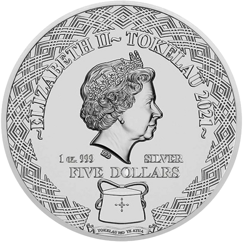 1 oz Дева 2021 (Zodiac Series) Токелау серебряная монета (2)