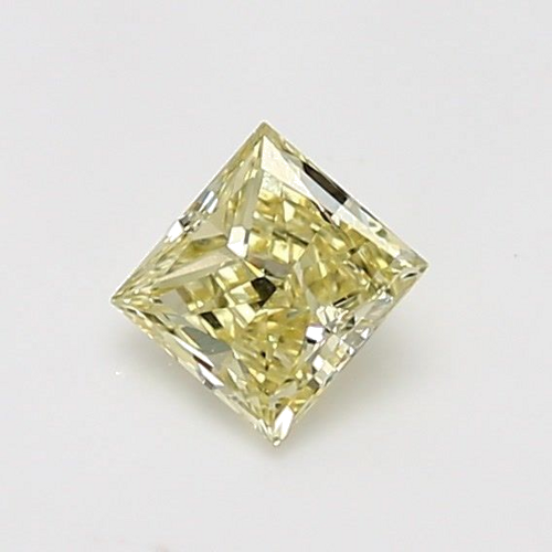 0.53 carat Fancy Yellow-VS1 Natūralus Princess Deimantas (1)