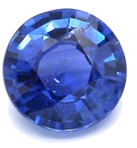 1.44 carat BLUE BRILLIANTSTEP cut Round Safyras (1)