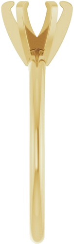 Sužadėtuvių Žiedas „Solitaire“ 585 Geltonojo Aukso Round 5.8mm (4)