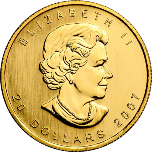 1/2 oz Maple Leaf Canada Gold coin (Mix year) (2)