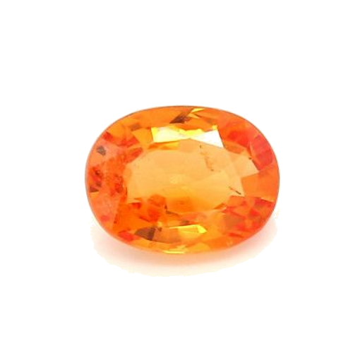 1.63 carat ORANGE BRILLIANTSTEP cut Oval Safyras (1)