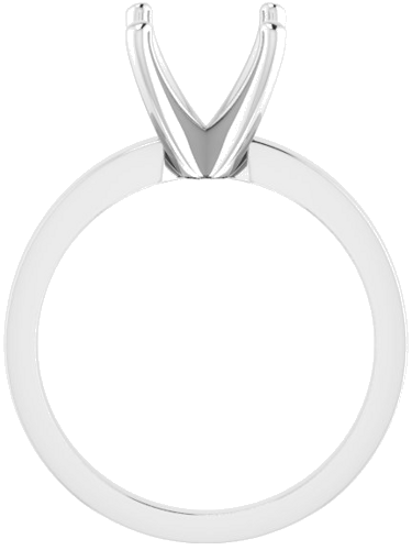 Sužadėtuvių Žiedas „Solitaire“ 950 Platinos Round 9mm (2)