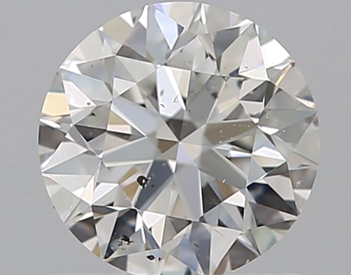 0.7 carat F-SI2 Excellent cut Natūralus Round Deimantas (1)