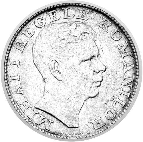 200 lei Mihaijs I Rumānija 1942 sudraba monēta (1)