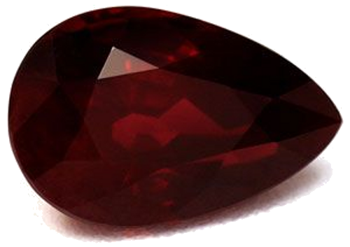 1.19 carat RED Pear Rubinas (1)