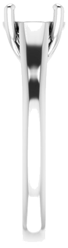 Sužadėtuvių Žiedas „Solitaire“ 585 Baltojo Aukso Round 7.4mm (4)