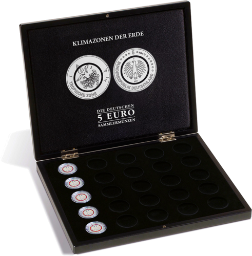 Кутия Земни климатични зони за немски монети от 5 евро (2)