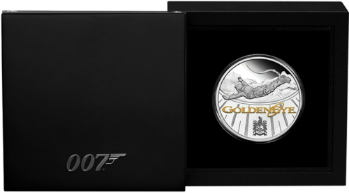 1 oz James Bond Golden Eye 2020 Australija PROOF sidabrinė moneta (2)