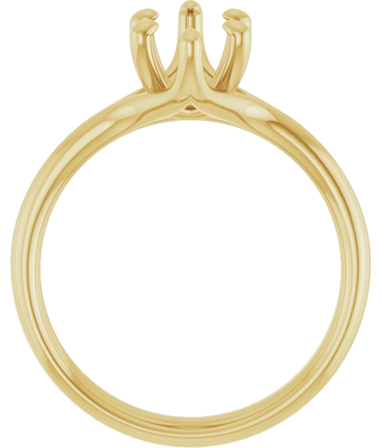 14K Yellow 12x6 mm Marquise Engagement Ring Mounting (2)