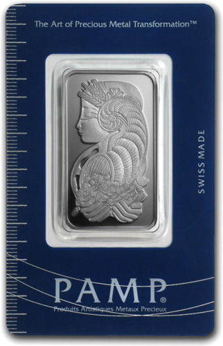 20 гр. Сребърно кюлче Lady Fortune PAMP (1)