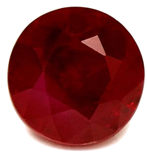 1.27 carat RED Round Rubinas (1)