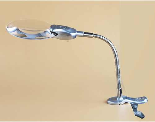 Clamp-on LED Desk Magnifier 2x 4x (7)