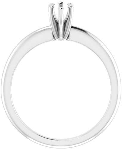 14K White  7x3.5 mm Marquise Solitaire Engagement Ring Mounting (2)