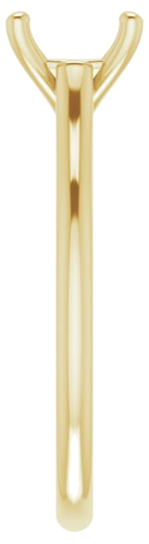 Sužadėtuvių Žiedas „Solitaire“ 585 Geltonojo Aukso Round 7.4mm (4)