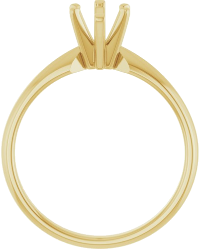 14K Yellow 9.5x5 mm Marquise Solitaire Engagement Ring Mounting (2)