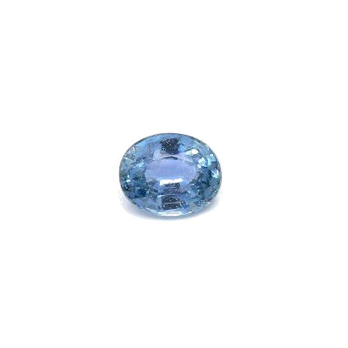 0.97 carat BLUE BRILLIANTSTEP cut Oval Safyras (1)