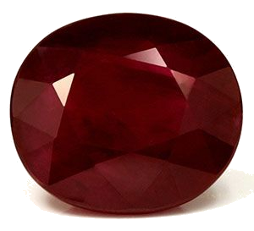8.0 carat RED Oval Rubinas (1)