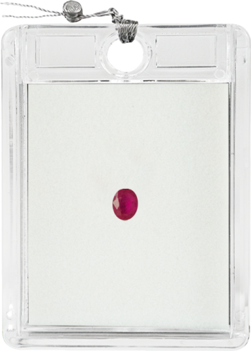 0,58 ct. Ruby Oval F.H (1)