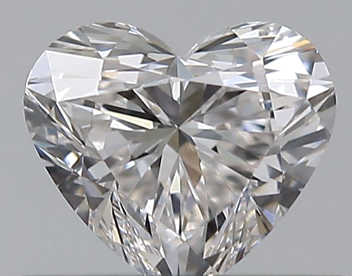 0.5 carat G-VVS2 Natūralus Heart Deimantas (1)