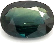 0.85 carat BLUE BRILLIANTSTEP cut Oval Safyras (1)