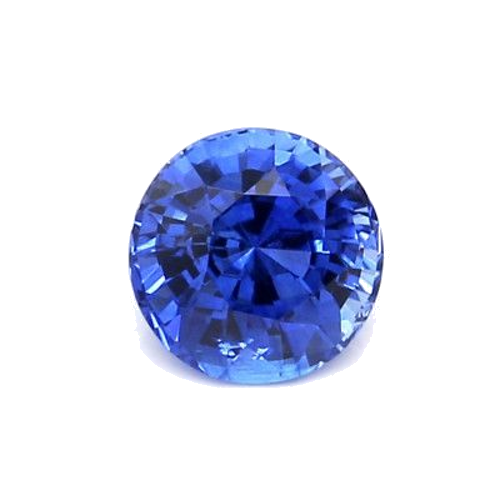 1.55 carat BLUE BRILLIANTSTEP cut Round Safyras (1)