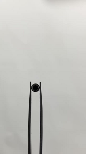 0.54 carat Fancy Black-VVS2 Excellent cut Natūralus Round Deimantas (1)