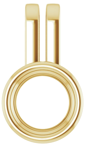 14K Yellow 5.5 mm Round Pendant Mounting (1)