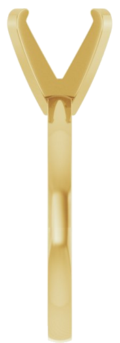 Sužadėtuvių Žiedas „Solitaire“ 585 Geltonojo Aukso Round 9.5mm (4)