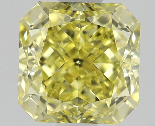 1.27 carat Fancy Intense Yellow-VS2 Natūralus Square Radiant Deimantas (1)