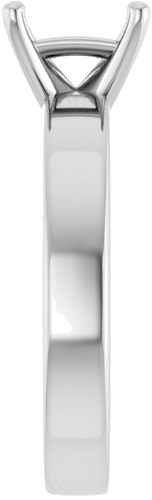 Sužadėtuvių Žiedas „Solitaire“ 585 Baltojo Aukso Square 6mm (4)