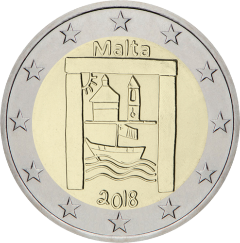 2018 Malta Cultural heritage 2 euro coin (1)