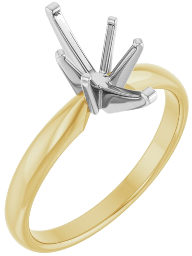 Sužadėtuvių Žiedas „Solitaire“ 585 Baltojo Ir Geltonojo Aukso Marquise 11.5mm x 5.5mm (1)