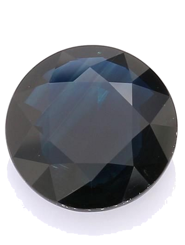 4.37 carat BLUE BRILLIANTSTEP cut Round Safyras (1)