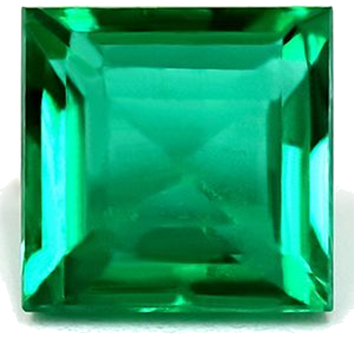 1.92 carat GREEN Square Smaragdas (1)