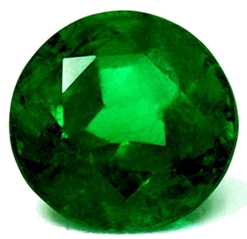 1.72 carat GREEN Round Smaragdas (1)
