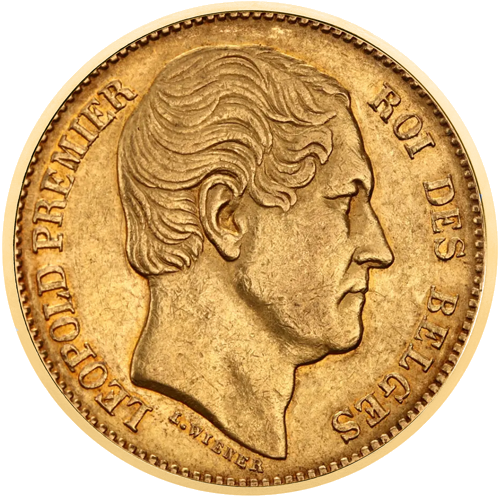 20 Francs Leopold I Belgium (1831–1865) Gold Coin (1)
