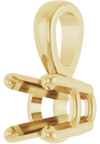 Pakabukas „Solitaire“ 585 Geltonojo Aukso Round 4mm (2)