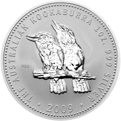 2009 Kookaburra Austrālija 1 oz sudraba monēta (1)