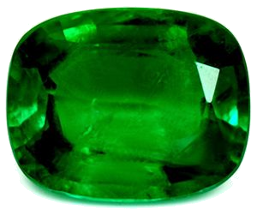3.62 carat GREEN Cushion Smaragdas (1)
