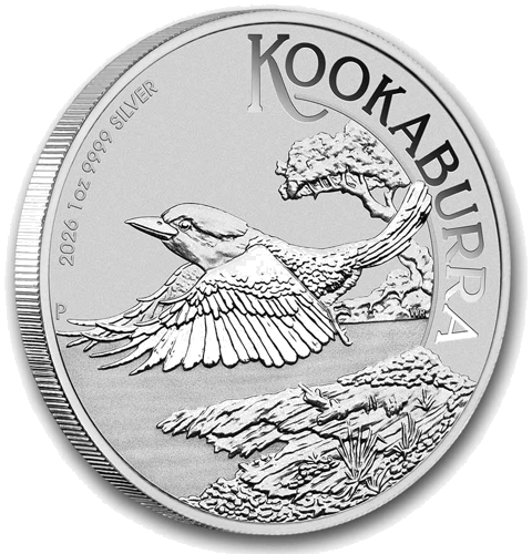 2026 Kookaburra Австралия 1 унция Сребърна монета (3)