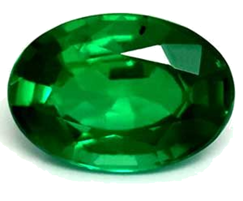 0.81 carat GREEN Oval Smaragdas (1)