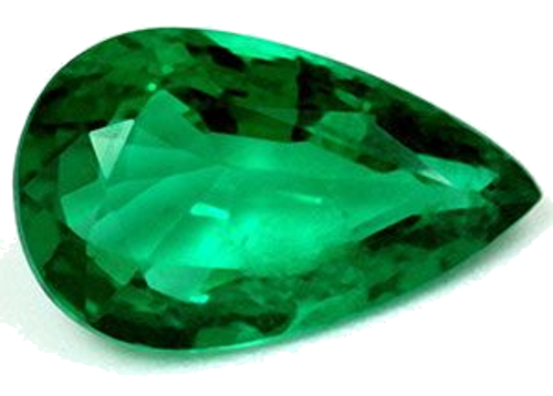 1.49 carat GREEN Pear Smaragdas (1)
